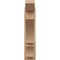 Ekena Millwork 6-in W x 20-in D x 28-in H Balboa Slat Rough Cedar Woodgrain TimberThane Outlooker, Primed Tan OUTUR060X20X28BOA24RCPR - alternate 3